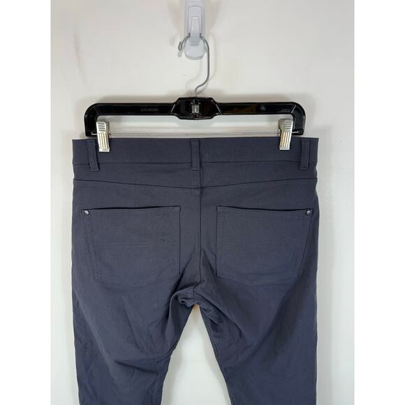 Western Rise At Pant Performance Chinos Navy Blue Size 31x32/34 - Picture 11 of 12